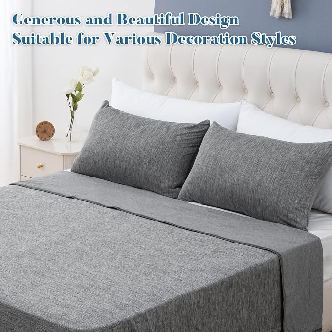 CHOSHOME Cooling Pillow Cases Zipper Pillow Covers Q-Max > 0.45 Zippered - Image 7