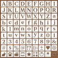 80 Pcs 3 x 3 Inch Alphabet Letter Stencils, Reusable Plastic Letter Number by DZXCYZ