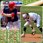 Landical 564 Pcs Baseball Keychain Making Kit DIY Baseball Bead Key Chain Craft - Image 4