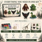 YADUO Tiny 3D Beaded Animal DIY Kit, Easy DIY Beading Embroidery Kit - Image 2