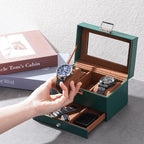 ProCase Watch Box, 3 Slot Watches Display Case - Image 4