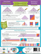New Leaf Stitches Clearly Perfect Slotted Trimmer — Acrylic Quilting Ruler - Image 2