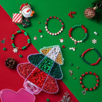Taybonds Christmas Bracelet Making Kit, Christmas Beads - Image 2