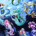 Yoksas Holographic Shiny Fantasy Mermaid Big Stickers by YOKSAS