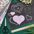 NBEADS 6Pcs Acrylic Quilting Templates Set - Image 4