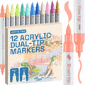ARTISTRO 12 Pastel Acrylic Paint Markers by ARTISTRO
