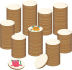 200 Pieces Round Wood Circles for Crafts by Jyongmer