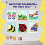 jackinthebox Poke Poke Art – Bugs Theme, Mess-Free Fabric Art and Craft - Image 8