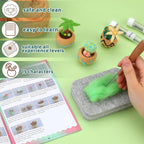 Needle Felting Kit, Needle Felting Tools, Wool Felting Kit Including Wool Roving - Image 4