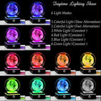 Qianwei 3D Moon Crystal Ball Planet Space Decor Astronomy Science Gift Lamp | - Image 3