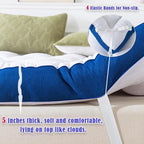 WhatsBedding 5 Inch Full Size Mattress Topper - Image 2