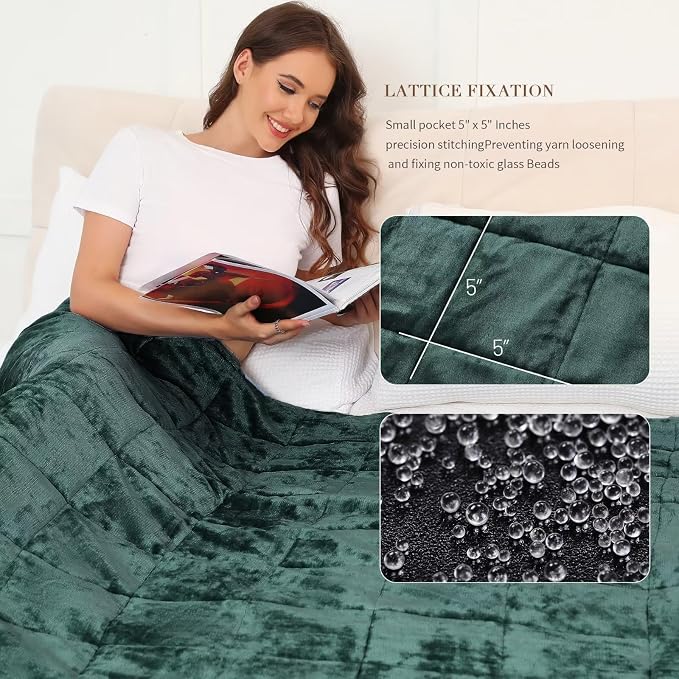 Alomidds Weighted Blanket for Adults, Twin Size 12 lbs Weighted Blankets - Image 4