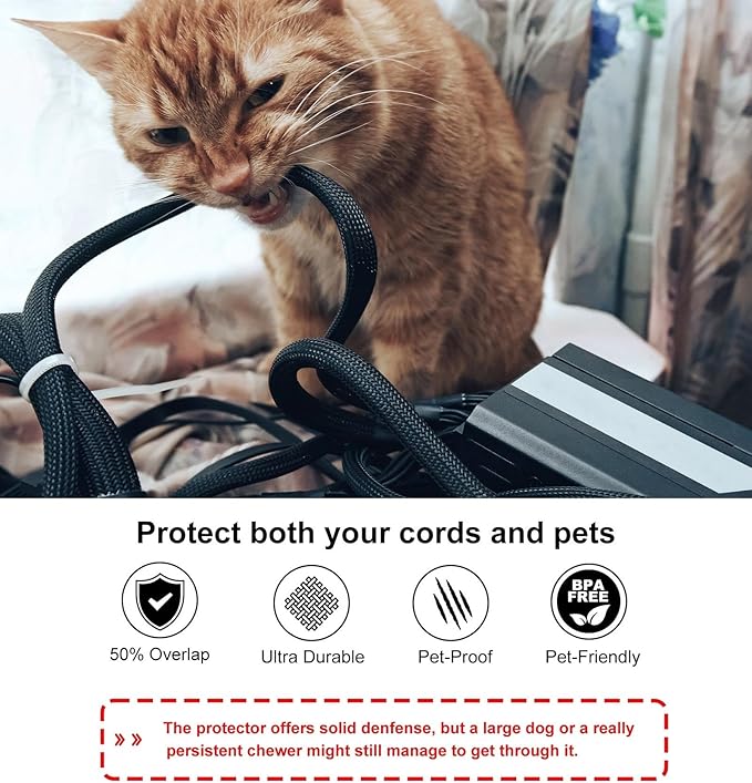 Secbolt Cord Protectors from Pets No Chew, 25ft - Image 3