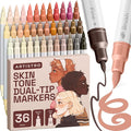 ARTISTRO 36 Skin Tones Acrylic Paint Markers by ARTISTRO