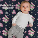 Yoofoss Baby Crib Sheets for Boys Girls, Fitted Crib Sheet 2 Pack for Standard - Image 5
