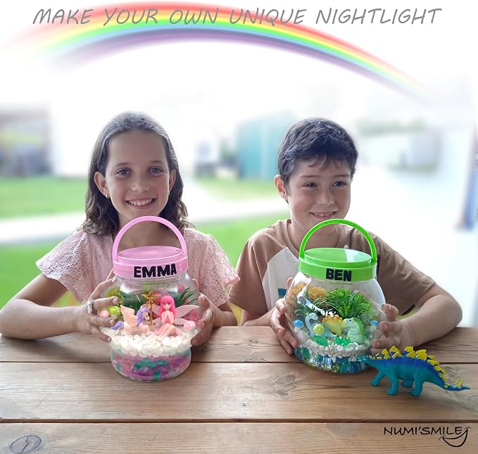Make Your Own Light-Up Fairy & Unicorn Terrarium Arts and Crafts - Image 3