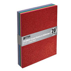 Better Office Products 20 Pack Glitter Foam Sheets by BetterOfficeProducts