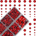 10000Pcs 2-Boxes Mixed Size Hot Fix Round Crystals Gems Glass Stones Hotfix by MASSIVE+BEADS