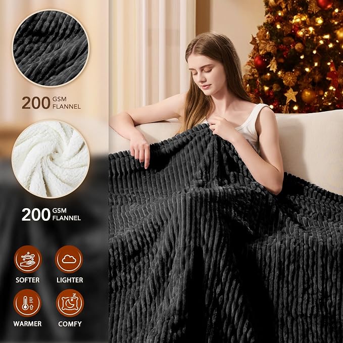 Homemate Heated Blanket Electric Throw - Image 2