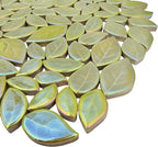 500g/1.1lb Leaf-Shaped Ceramic Mosaic Tiles, Ceramic Mosaic Pieces - Image 7