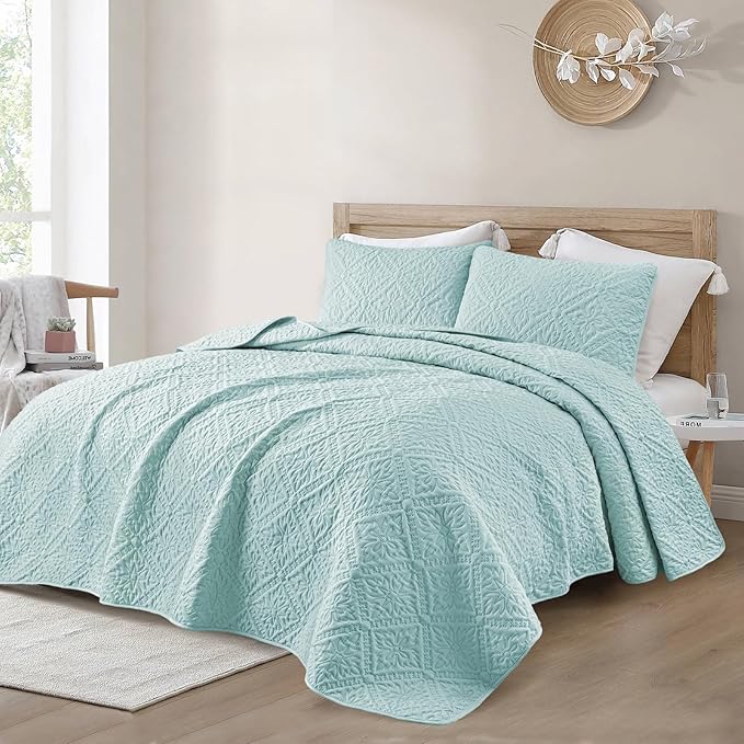 Exclusivo Mezcla Twin Quilt Bedding Set, Lightweight Soft Bedspreads Coverlets - Image 2