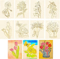 Piatoeke 16PCS 5.9×4.7in Unfinished Wood Craft to Paint, Fun Things to Paint by MakeChoicesSimpler