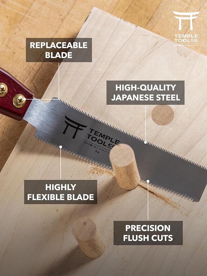 Temple Tool Co. Japanese Flush Cut Saw - Image 6