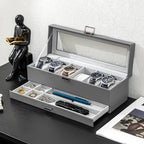 ProCase Watch Box, 6 Slot Watches Display Case - Image 7