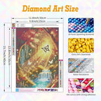 Landscape Diamond Art Kits for Adults Beginners 12x16 in, DIY Craft Gift | - Image 3