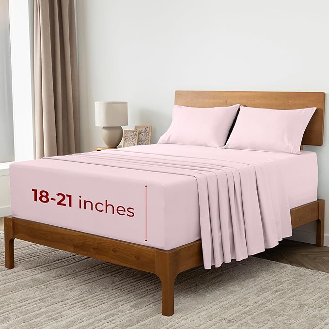 Mellanni Extra Deep California King Sheets by Mellanni