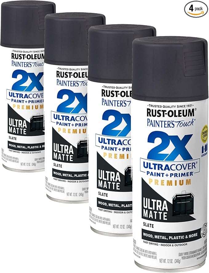 Rust-Oleum 331187 Painter's Touch 2X Ultra Cover Spray Paint, 12 oz, Ultra by Rust-Oleum