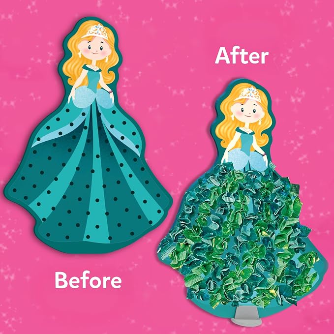 Skillmatics Poke-in Art – Magical Princesses, DIY Wood Craft Kits | Mess-Free - Image 6