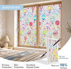 ADD.HERES Window Privacy Film, Stained Glass Decorative Static Cling, Removable - Image 4