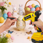 110W Cordless Hot Glue Gun for DeWalt 20V MAX Battery | Temp Adjust, Fast - Image 2