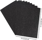 10 Sheets Glitter Paper Sheet for Crafts April Fool's Memorial Father's Day - Image 3