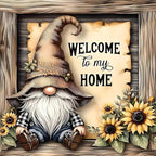 Gnome Cross Stitch Kits for Adults Beginner, Home Counted Cross Stitch Kits by Unknown