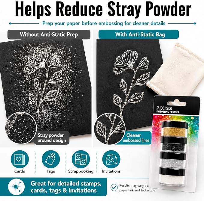 Pixiss Embossing Kit with Anti Static Bag - Image 6