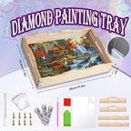 EWJRNSF Diamond Art Kits for Adults Wooden Serving Trays - Image 2