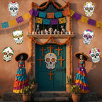 TaoBary 24 Pcs 7.09'' Sugar Skull Cutouts - Image 5