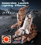 ROKR 3D Wooden Puzzles Space Shuttle-Dynamic Launch Base - Image 2