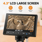 Elikliv Microscope, LCD Digital Coin Microscope 1000x, Coin Magnifier - Image 2