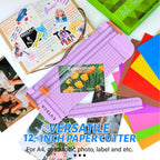 Evteck Paper Cutter 12 Inch Paper Trimmer Slider Crafting Scrapbooking Supplies - Image 5