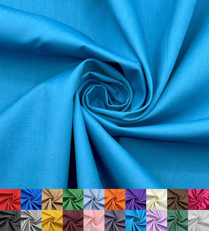 EOVEA - Cotton Polyester Fabric by The Yard – 60" Wide Broadcloth Fabric by EOVEA