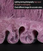 Fabric Empire 2.3oz Faux Fur Curly Yak Fabric 3.5" Long Pile Japanese Yarn/Sold - Image 5