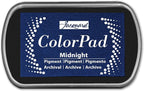 Jacquard ColorPad Archival Pigment Ink Stamp Pads- Midnight by Jacquard