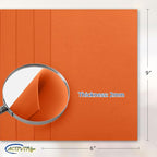 Orange EVA Foam Sheets, 6 x 9 Inch, 2mm Thick – Foam Paper - Image 2