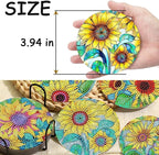 TDOOW Diamond Art Coasters Kits, 5D DIY Crafts Art Kits - Image 5