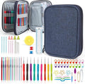 Katech 85-Piece Crochet Hooks Set, Crochet Hook Kit by Katech