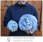 Wool Roving Hand Dyed. Super Soft BFL Combed Top Pre-Drafted - Image 3