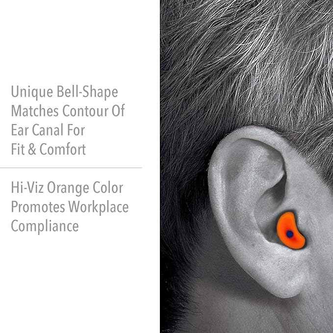 Howard Leight by Honeywell by Quiet Reusable Earplugs, 100 Pairs - Image 5